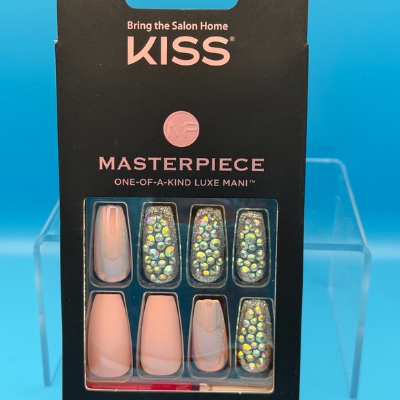 Kiss Other - KISS Masterpiece Luxe Mani Pink and Glitter Press-On Nails